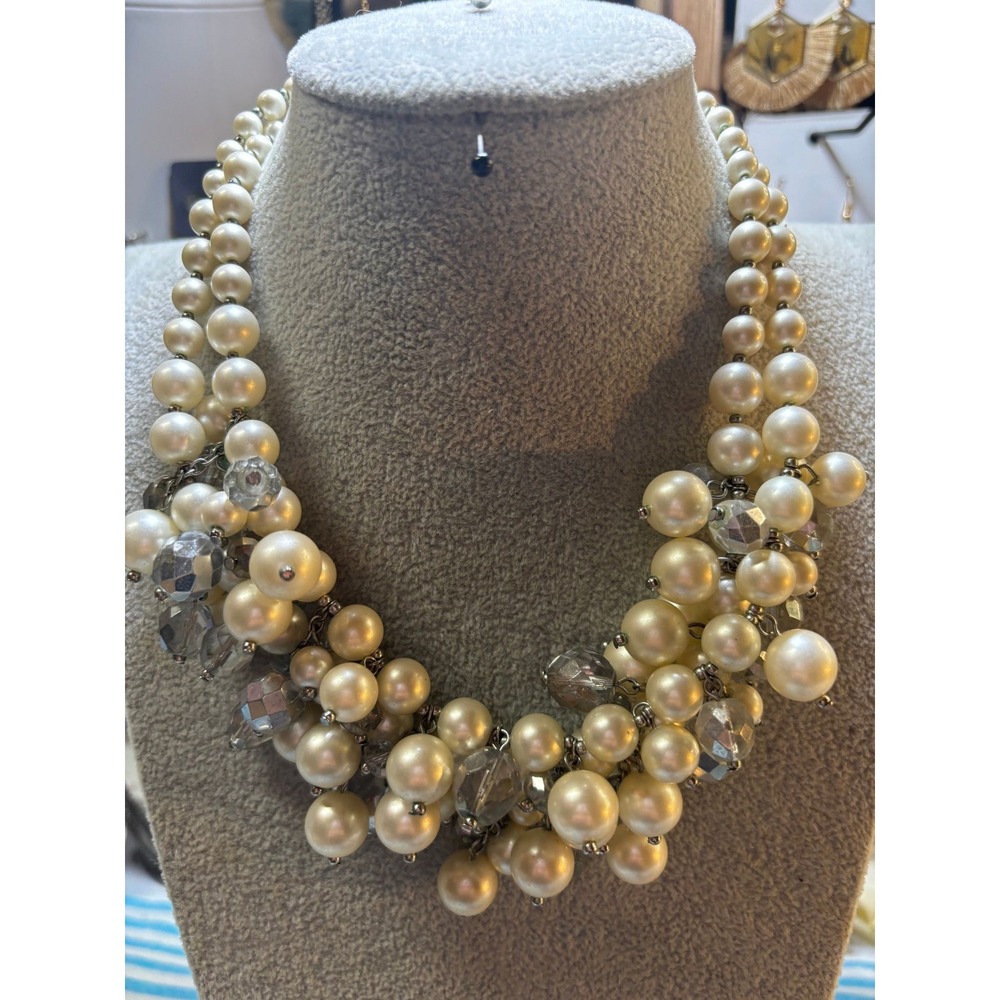 #3. Chunky Multi-strand Statement Necklace